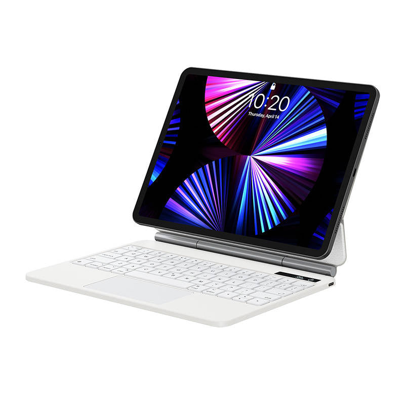 Cumpara acum Keyboard Case Pro Baseus Brilliance for iPad 12.9" (2018/2020/2021) (white) de la Mesterul Minune