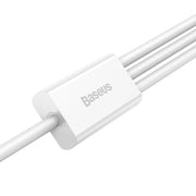 Cumpara acum Cablu încărcare rapidă USB la M+L+C Baseus Superior Data 3.5A 1m (alb) de la Mesterul Minune