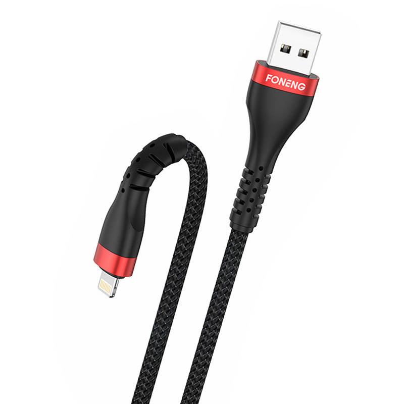 Cumpara acum Cablu USB la Lightning Foneng X82 iPhone 3A, 1m (negru) de la Mesterul Minune