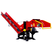 Tocator de crengi REMET R-100 PTO, cu banda de transportare, ∅ max. 80 mm