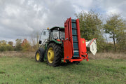 Tocator de crengi AM-200 PTO-K PRO (la tractor), cu banda de transportare , ∅ max. 200 mm