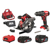 SKIL 3307 EA, Set Bormasina 1450 rpm si circular 4500 rpm, 2xAccu, incarcator, geanta, disc inclus