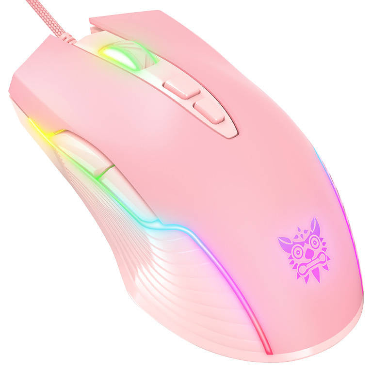 Cumpara acum ONIKUMA CW905 mouse de gaming roz de la Mesterul Minune