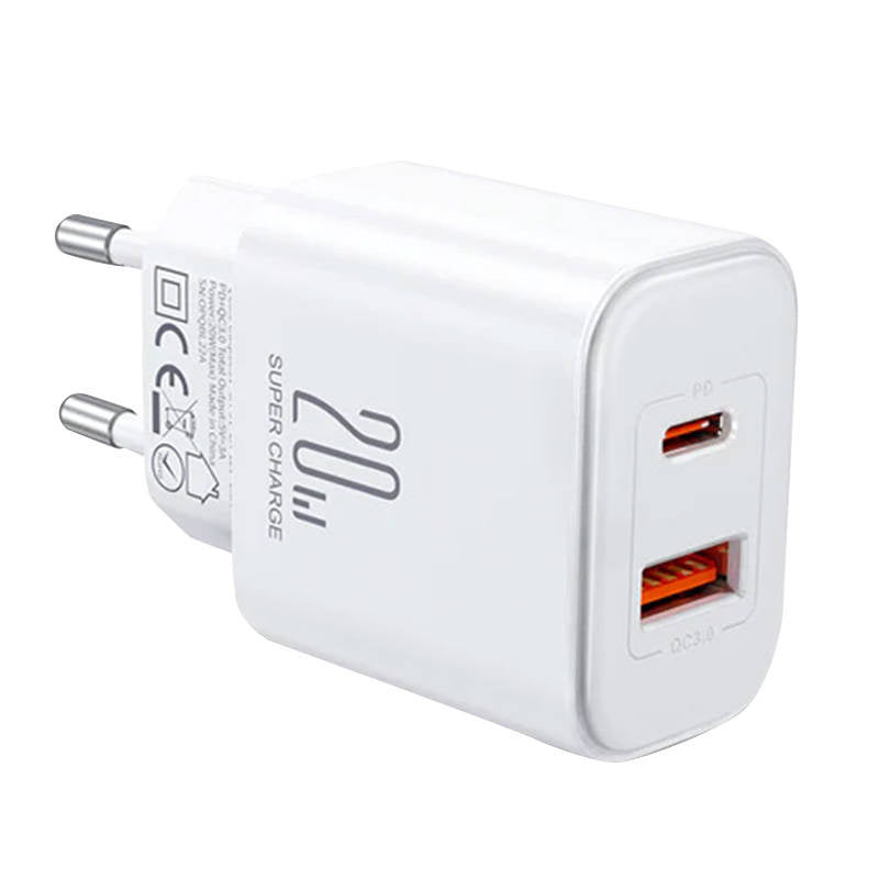 Cumpara acum Încărcător Joyroom JR-TCF05 Flash, 20W + cablu C la L 1m (alb) de la Mesterul Minune