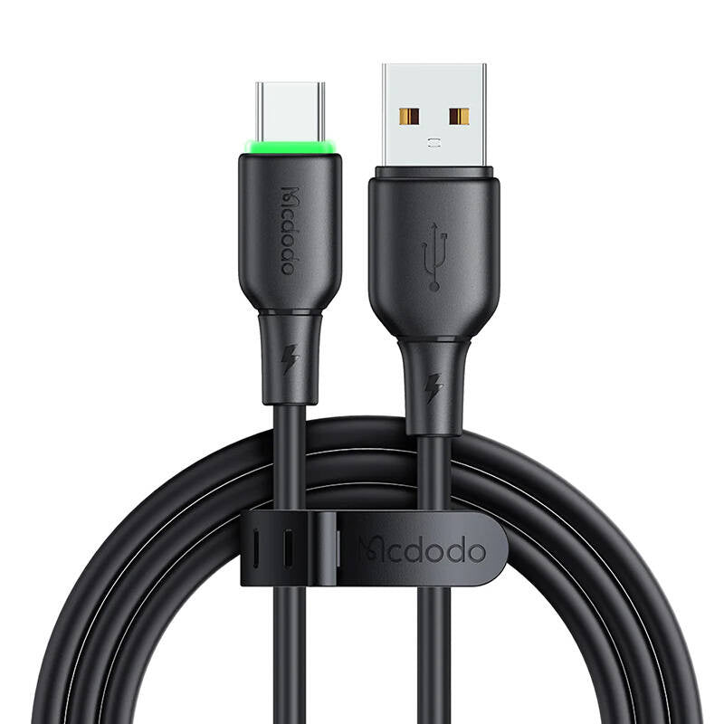 Cumpara acum Cablu USB la USB-C Mcdodo CA-4751 cu lumină LED 1.2m (negru) de la Mesterul Minune