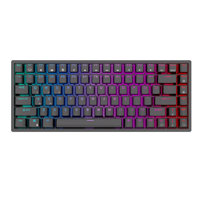 Cumpara acum Royal Kludge RK84 RGB Tastatura mecanică fără fir, comutator maro (negru) de la Mesterul Minune