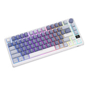 Cumpara acum Royal Kludge RKM75 RGB Tastatura mecanică fără fir, comutator argintiu (albastru) de la Mesterul Minune