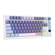 Cumpara acum Royal Kludge RKM75 RGB Tastatura mecanică fără fir, comutator argintiu (albastru) de la Mesterul Minune