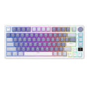 Cumpara acum Royal Kludge RKM75 RGB Tastatura mecanică fără fir, comutator argintiu (albastru) de la Mesterul Minune