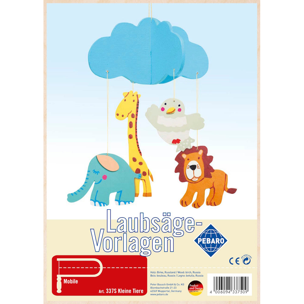 Cumpara acum Sablon din lemn, little animals, pentru traforaj, dimensiunea A4 de la Mesterul Minune