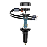 Cumpara acum Încărcător de mașină Baseus Enjoyment USB cu cablu USB-C și Lightning 60W (negru) de la Mesterul Minune