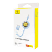 Cumpara acum Cablu de încărcare 3in1 Baseus USB la USB-C, USB-M, Lightning 3.5A, 1.1m (albastru) de la Mesterul Minune