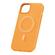 Cumpara acum Magnetic Phone Case for iPhone 15 Plus Baseus Fauxther Series (Orange) de la Mesterul Minune