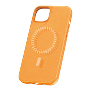 Cumpara acum Magnetic Phone Case for iPhone 15 Pro Baseus Fauxther Series (Orange) de la Mesterul Minune