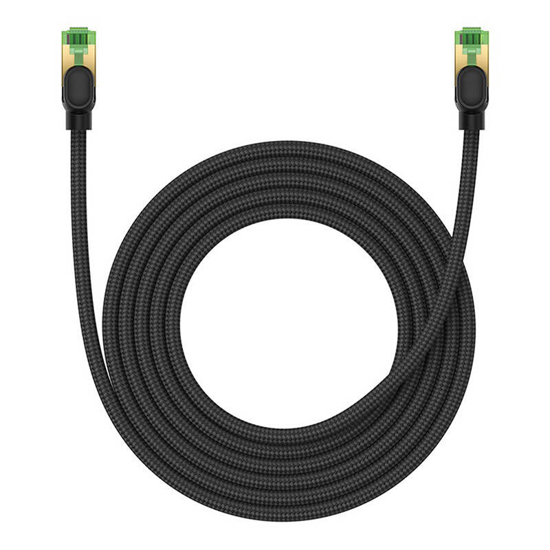 Cumpara acum Cablu de rețea împletit cat.8 Baseus Ethernet RJ45, 40Gbps, 3m (negru) de la Mesterul Minune