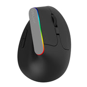 Cumpara acum Mouse vertical fără fir Delux M618C 2.4G 1600DPI RGB (negru) de la Mesterul Minune