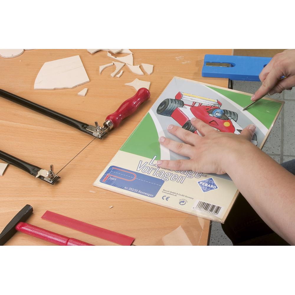 Pebaro 344S, Sablon din lemn, avion, pentru traforaj, dimensiunea A4