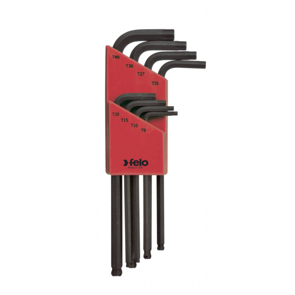 Cumpara acum Set 8 chei L TORX, lungi, cap cu bila, TX 9-40, Felo 34808001 de la Mesterul Minune