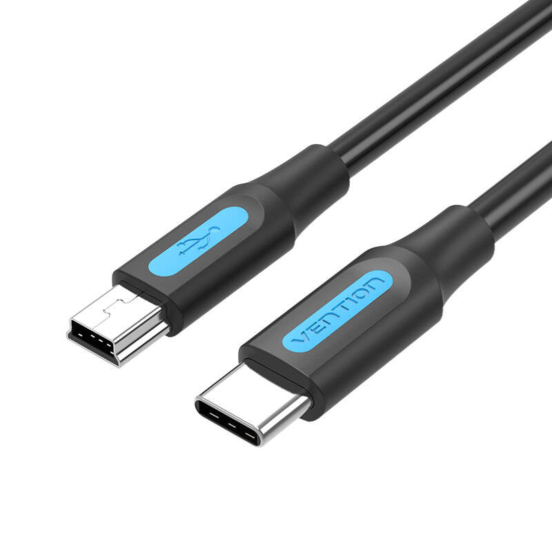 Cumpara acum Cablu USB-C 2.0 la Mini-B Vention COWBF 2A 1m negru de la Mesterul Minune