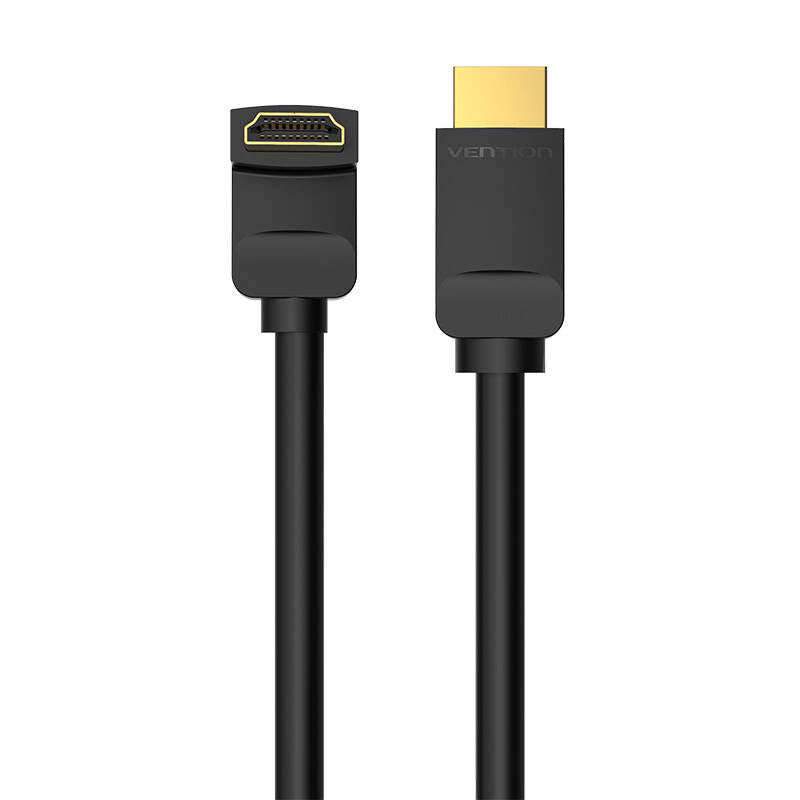 Cumpara acum Cablu HDMI 2.0 Vention AAQBH 2m, înclinat la 270°, 4K 60Hz (negru) de la Mesterul Minune