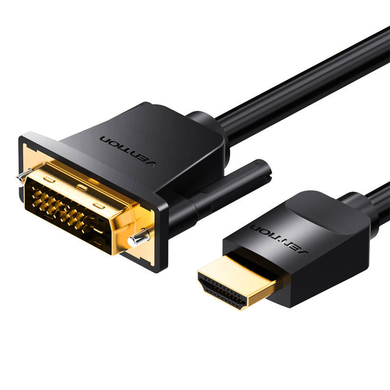 Cumpara acum Cablu HDMI la DVI (24+1) Vention ABFBF 1m, 4K 60Hz/ 1080P 60Hz (negru) de la Mesterul Minune
