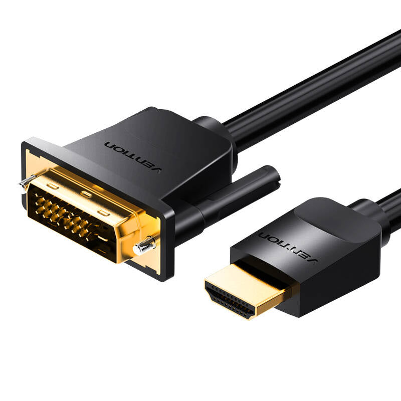 Cumpara acum Cablu HDMI la DVI (24+1) Vention ABFBH 2m, 4K 60Hz/ 1080P 60Hz (negru) de la Mesterul Minune