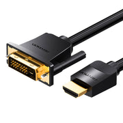 Cumpara acum Cablu HDMI la DVI (24+1) Vention ABFBH 2m, 4K 60Hz/ 1080P 60Hz (negru) de la Mesterul Minune