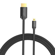 Cumpara acum Cablu HDMI-D Masculin la HDMI-A Masculin Vention AGIBF 1m, 4K 60Hz (negru) de la Mesterul Minune