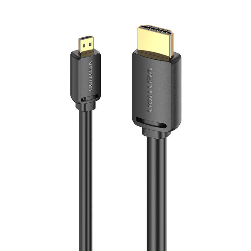 Cumpara acum Cablu HDMI-D Masculin la HDMI-A Masculin Vention AGIBF 1m, 4K 60Hz (negru) de la Mesterul Minune