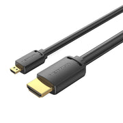 Cumpara acum Cablu HDMI-D Masculin la HDMI-A Masculin Vention AGIBH 2 m, 4K 60Hz (negru) de la Mesterul Minune