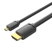 Cumpara acum Cablu HDMI-D Masculin la HDMI-A Masculin Vention AGIBI 3m, 4K 60Hz (Negru) de la Mesterul Minune