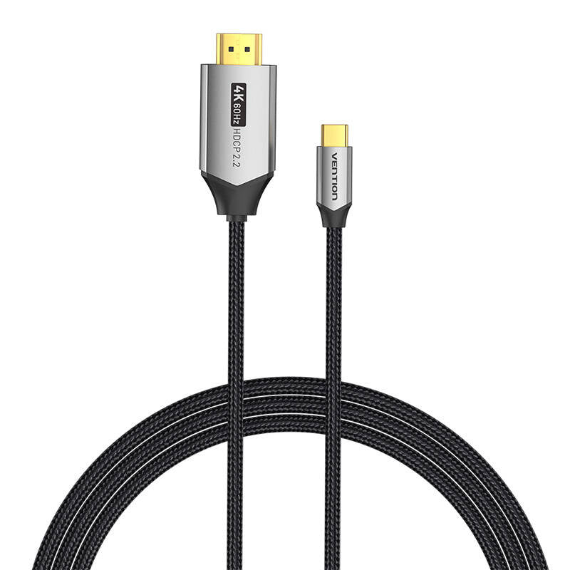 Cumpara acum Cablu USB-C do HDMI 2.0 Vention CRBBH 2m, 4K 60Hz (negru) de la Mesterul Minune