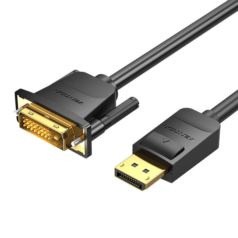 Cumpara acum Cablu DisplayPort la DVI (24+1) de 2 m Vention HAFBH 1080P 60Hz (negru) de la Mesterul Minune