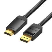 Cumpara acum Cablu DisplayPort 1.2 la HDMI 1.4 Vention HAGBI 3m, 4K 30Hz (negru) de la Mesterul Minune