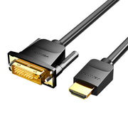 Cumpara acum Cablu HDMI la DVI (24+1) Vention ABFBJ 5m, 4K/ 1080P 60Hz (negru) de la Mesterul Minune