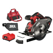 SKIL 3520 DC Circular de mana cu acumulator, 20V MAX, 4500rpm, 165mm, 1x Accu, incarcator si geanta