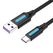 Cumpara acum Cablu USB 2.0 A către USB-C Vention CORBF 5A 1m negru PVC de la Mesterul Minune