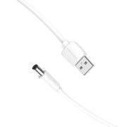 Cumpara acum Cablu de alimentare de la USB 2.0 la DC 5.5mm Barrel Jack 5V Vention CEYWG 1,5m (alb) de la Mesterul Minune