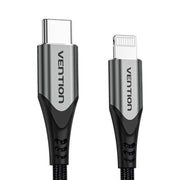 Cumpara acum Cablu USB-C 2.0 la cablu Lightning Vention TACHH 2m MFi Gray de la Mesterul Minune