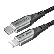 Cumpara acum Cablu USB-C 2.0 la cablu Lightning Vention TACHH 2m MFi Gray de la Mesterul Minune