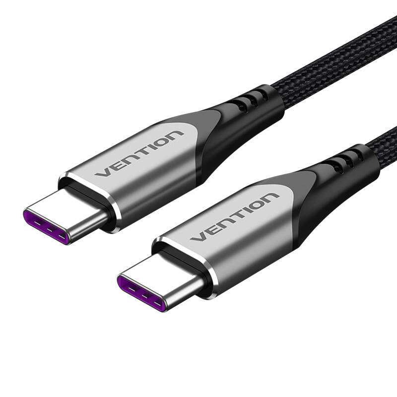 Cumpara acum Cablu USB-C 2.0 la USB-C Vention TAEHG 1,5 m PD 100W gri de la Mesterul Minune
