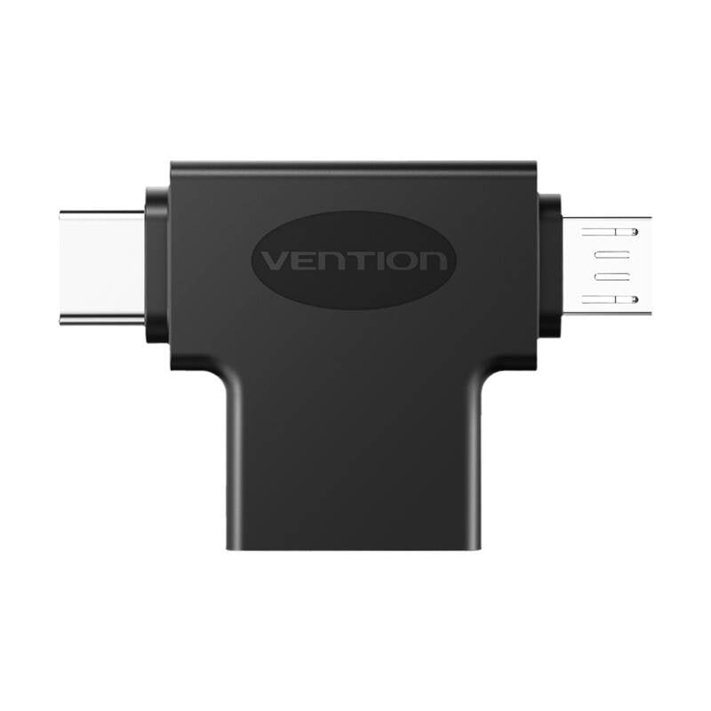 Cumpara acum Adaptor OTG USB 3.0 la USB-C și Micro USB Vention CDIB0 de la Mesterul Minune