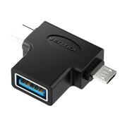 Cumpara acum Adaptor OTG USB 3.0 la USB-C și Micro USB Vention CDIB0 de la Mesterul Minune