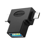 Cumpara acum Adaptor OTG USB 3.0 la USB-C și Micro USB Vention CDIB0 de la Mesterul Minune