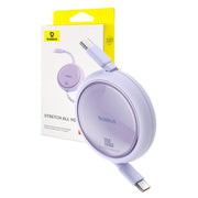 Cumpara acum USB-C la USB-C Baseus Free2Draw cablu, PD, 100W, 1m (violet) de la Mesterul Minune