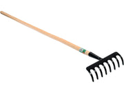 GREBLĂ METAL, 8 DINȚI, CU COADĂ FLO 35741