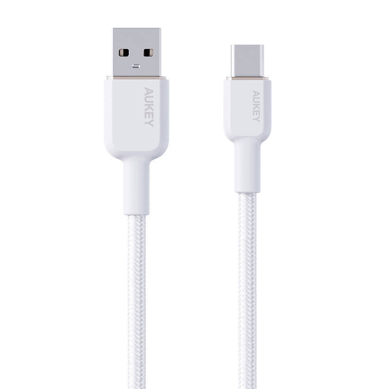 Cumpara acum Aukey CB-NAC1 Cablu USB-A la USB-C 1m (alb) de la Mesterul Minune
