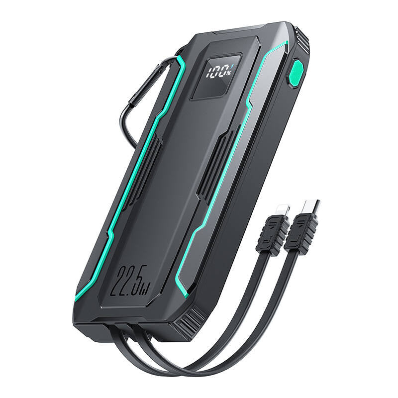 Cumpara acum Powerbank Joyroom JR-L017 10000mAh, 22.5W, cu cablu Lightning + USB-C (negru) de la Mesterul Minune