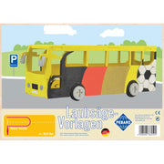 Cumpara acum Sablon din lemn, autobuz, pentru traforaj, dimensiunea A4, Pebaro 362S de la Mesterul Minune
