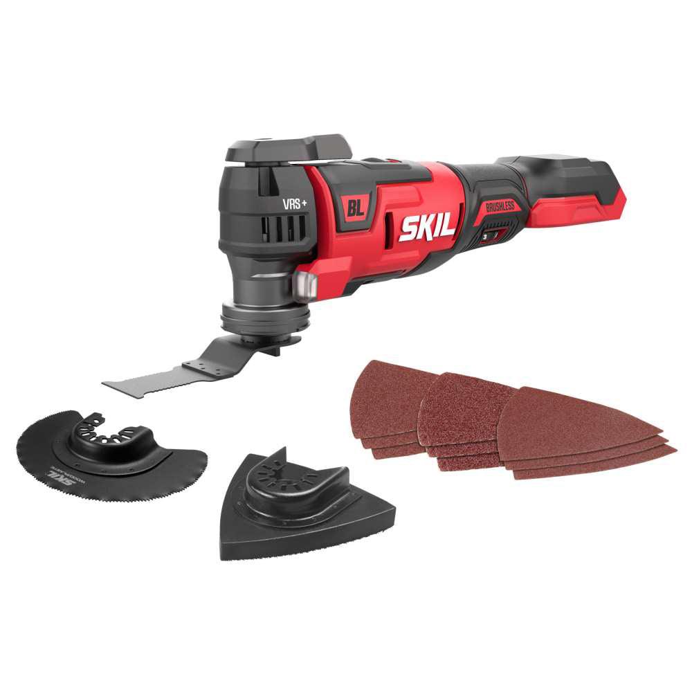 SKIL 3650 CA, Unealta multifunctionala (Multi-Tasker) Brushless MF1E3650CA, 11000-16000 rpm, doar corpul,  + accesorii